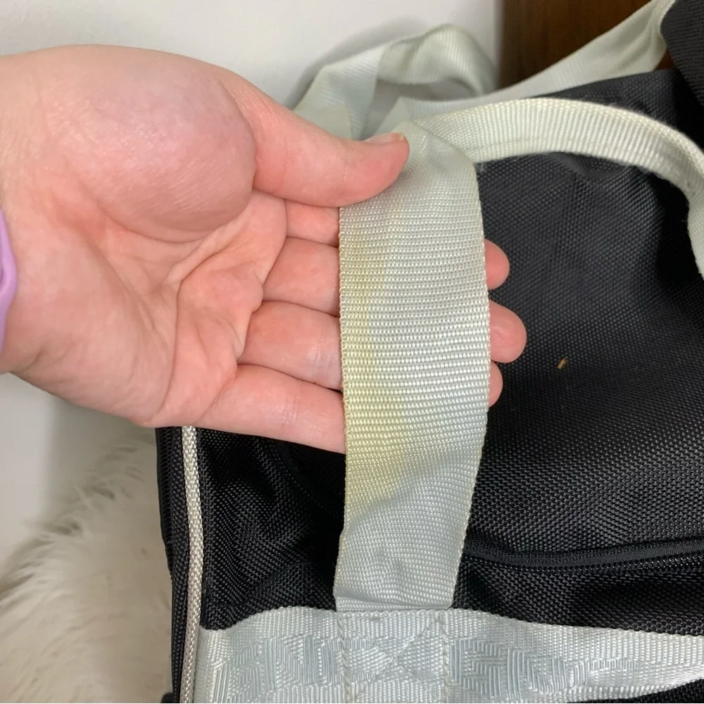 GNC Black Gym Duffel Bag